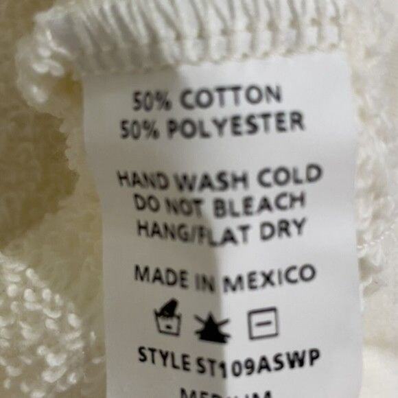 Somewhere West Sweatshirt Women's Medium White Pink Text Soft Cozy  Sweatshirt - Picture 8 of 8